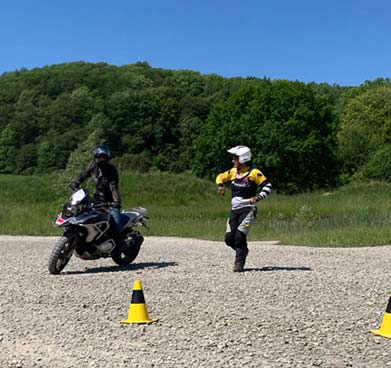 Fahrschüler im Mammutpark