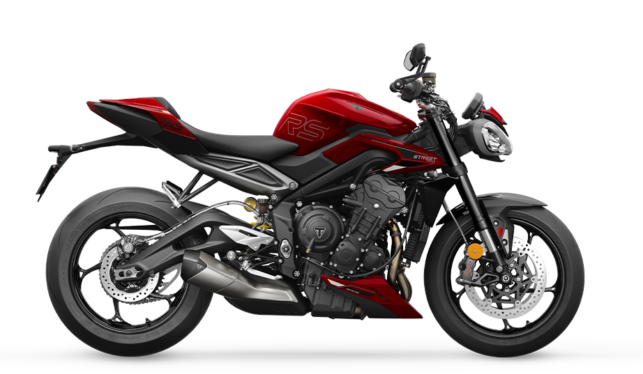 Triumph Street Triple RS in carnival red