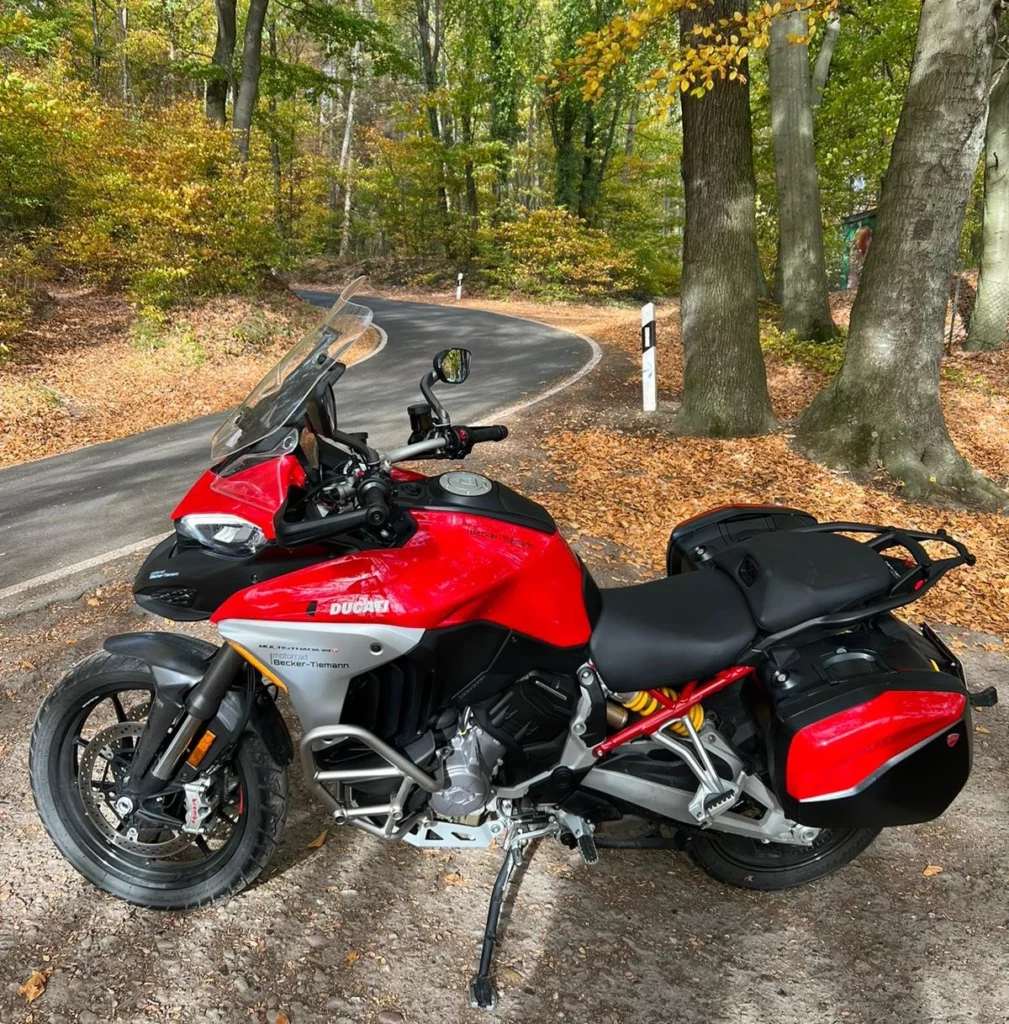 Ducati Probefahrt im Herbst