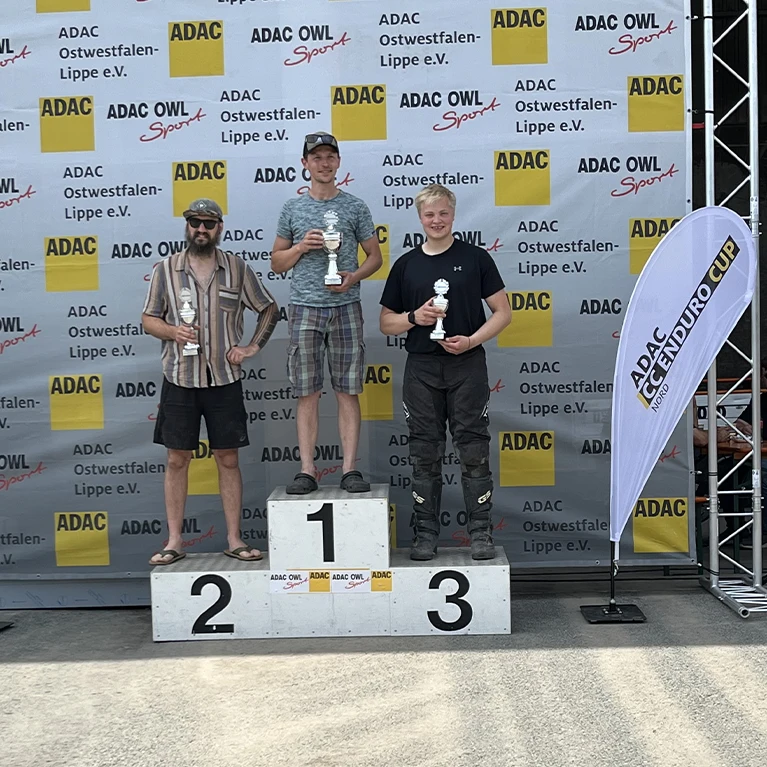 siegerehrung adac enduro cup