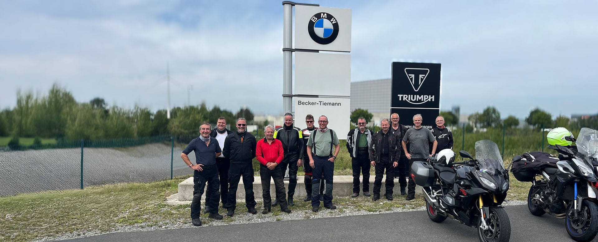 Odenwald Tour-Truppe bei Becker-Tiemann Motorrad Paderborn
