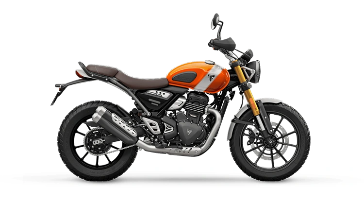 Triumph Srambler 400 Baja Orange and Aluminium