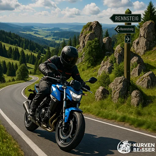 Motorradtour durch Thüringen mit Becker-Tiemann Motorrad und Kurven Beisser