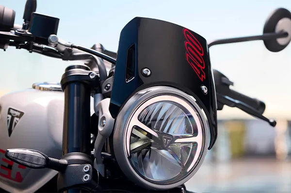 Triumph Tracker 400-Dynamik Becker-Tiemann Motorrad