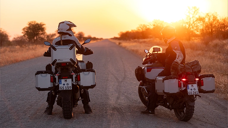 BMW GS Sunset
